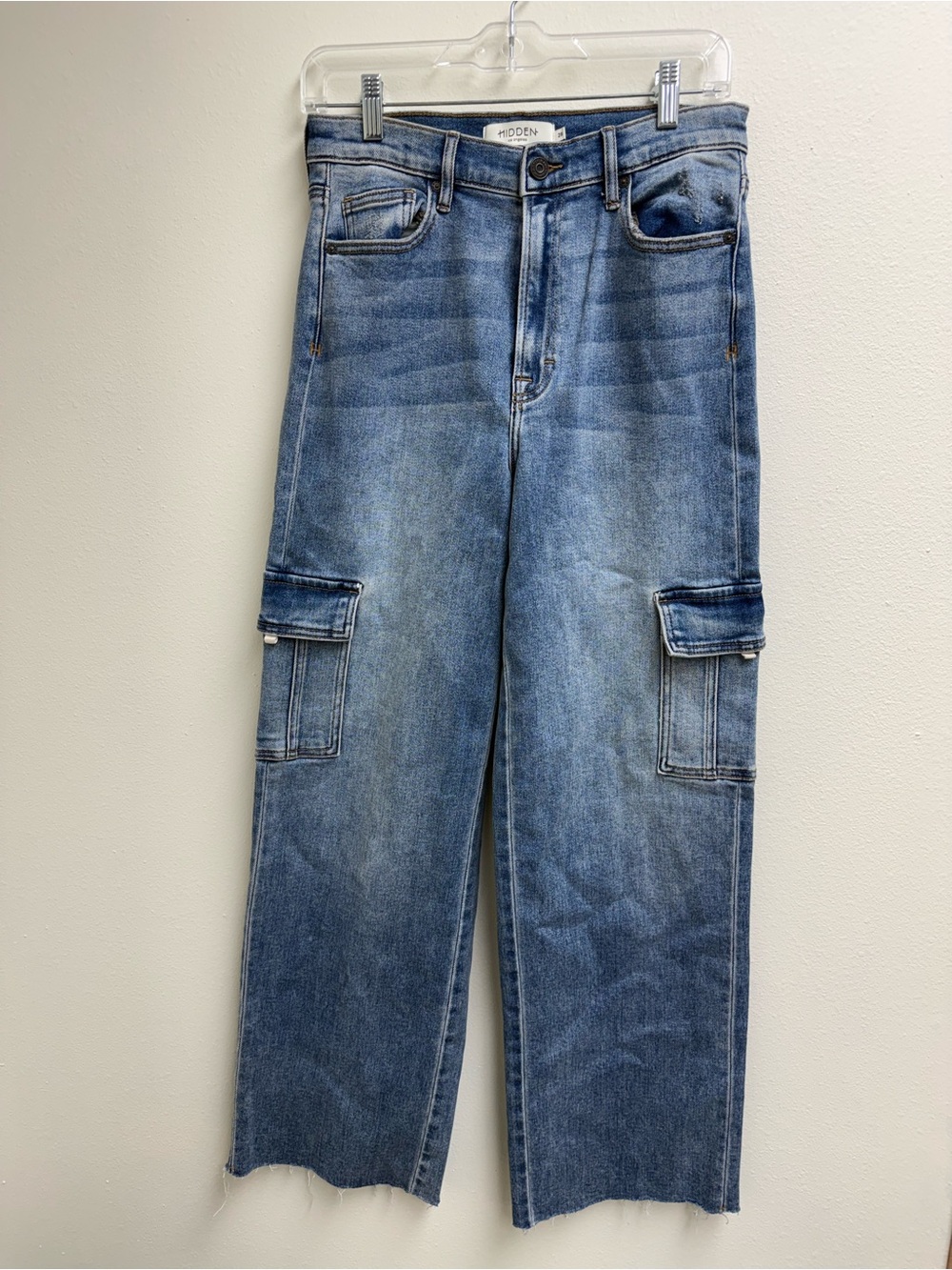 Hidden Women’s Blue Cargo Denim Jeans